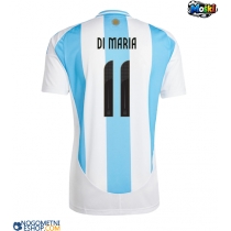 Moški Nogometni dresi Argentina Angel Di Maria #11 Domači Copa America 2024 Kratek Rokav
